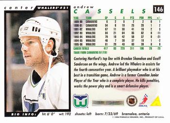 1996-97 Score #146 Andrew Cassels Back