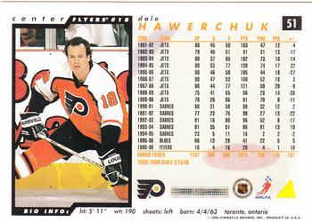 1996-97 Score #51 Dale Hawerchuk Back