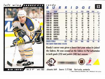 1996-97 Score #52 Randy Burridge Back