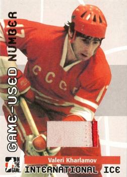 2006-07 In The Game Used International Ice - Numbers Gold #GUN-05 Valeri Kharlamov  Front