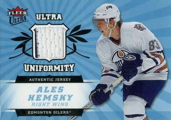 2006-07 Ultra - Ultra Uniformity #U-AH Ales Hemsky  Front