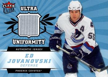 2006-07 Ultra - Ultra Uniformity #U-EJ Ed Jovanovski  Front