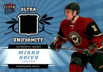 2006-07 Ultra - Ultra Uniformity #U-KO Mikko Koivu  Front