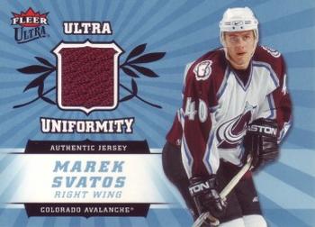 2006-07 Ultra - Ultra Uniformity #U-MS Marek Svatos  Front