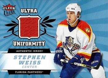 2006-07 Ultra - Ultra Uniformity #U-SW Stephen Weiss  Front