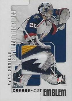 2007-08 In The Game Between the Pipes - Emblems #CCE-59 Ryan Daniels  Front