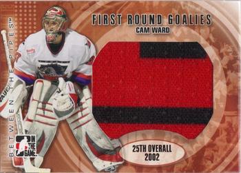 2007-08 In The Game Between the Pipes - First Round Goalies Jerseys #FRG-10 Cam Ward  Front