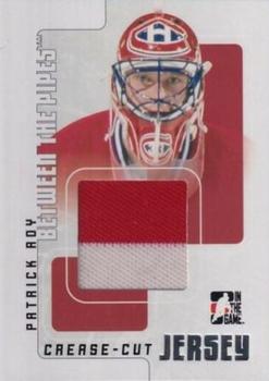 2007-08 In The Game Between the Pipes - Jerseys #CCJ-35 Patrick Roy Front