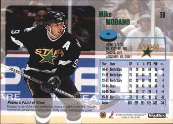 1996-97 SkyBox Impact #30 Mike Modano Back