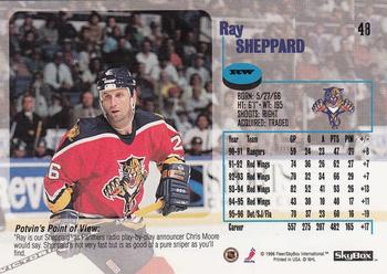 1996-97 SkyBox Impact #48 Ray Sheppard Back