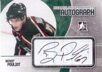 2007-08 In The Game Heroes and Prospects - Autographs #A-BP Benoit Pouliot  Front