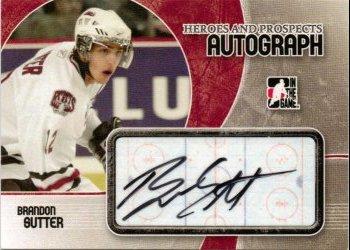 2007-08 In The Game Heroes and Prospects - Autographs #A-BS Brandon Sutter  Front