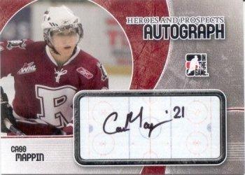 2007-08 In The Game Heroes and Prospects - Autographs #A-CMA Cass Mappin  Front