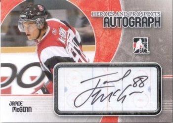 2007-08 In The Game Heroes and Prospects - Autographs #A-JM1 Jamie McGinn  Front