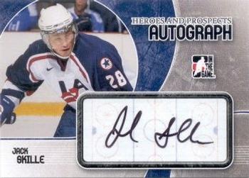 2007-08 In The Game Heroes and Prospects - Autographs #A-JSK Jack Skille  Front