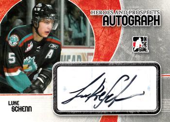 2007-08 In The Game Heroes and Prospects - Autographs #A-LS Luke Schenn  Front
