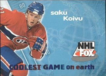 1996-97 SkyBox Impact - NHL on FOX #13 Saku Koivu Front