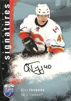 2007-08 Upper Deck Be a Player - Signatures #S-AT Alex Tanguay Front