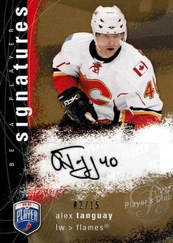 2007-08 Upper Deck Be a Player - Signatures Player's Club #S-AT Alex Tanguay  Front