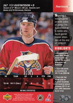 1996-97 Upper Deck #267 Per Gustafsson Back