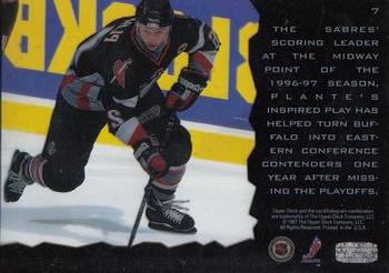 1996-97 Upper Deck Ice #7 Derek Plante Back