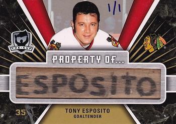 2007-08 Upper Deck The Cup - Property of #PO-TE Tony Esposito  Front