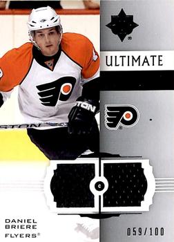 2007-08 Upper Deck Ultimate Collection - Ultimate Jerseys #UJ-DB Daniel Briere  Front