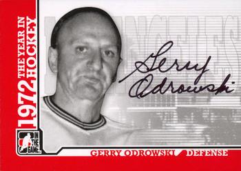 2009-10 In The Game 1972 The Year In Hockey - Autographs #A-GO Gerry Odrowski  Front