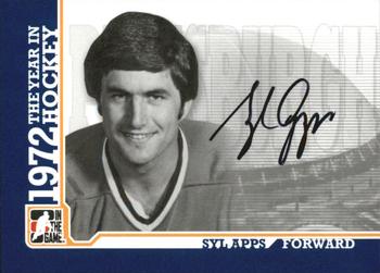 2009-10 In The Game 1972 The Year In Hockey - Autographs #A-SA Syl Apps Front