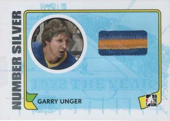 2009-10 In The Game 1972 The Year In Hockey - Game Used Number Silver #M-42 Garry Unger  Front
