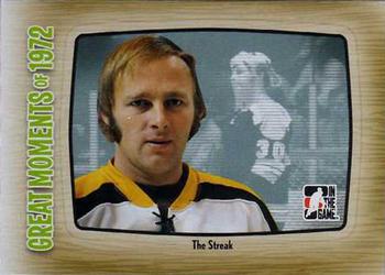 2009-10 In The Game 1972 The Year In Hockey - Great Moments #GM-01 Gerry Cheevers / The Streak  Front