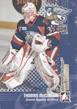 2009-10 In The Game Between The Pipes - AHL Rookies #AR-09 Thomas McCollum  Front