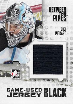 2009-10 In The Game Between The Pipes - Jerseys Black #M30 Chet Pickard  Front