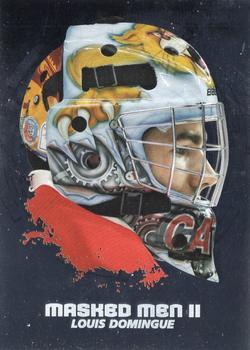 2009-10 In The Game Between The Pipes - Masked Men II Silver #MM-40 Louis Domingue  Front