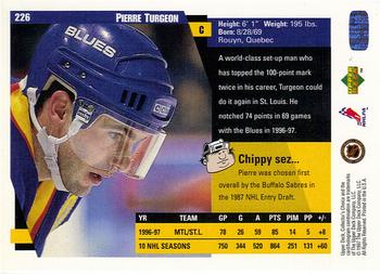 1997-98 Collector's Choice #226 Pierre Turgeon Back