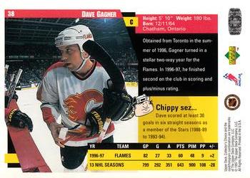 1997-98 Collector's Choice #38 Dave Gagner Back