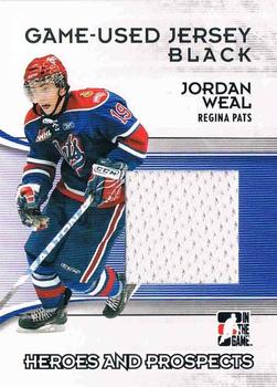 2009-10 In The Game Heroes and Prospects - Game Used Jerseys #M-31 Jordan Weal  Front