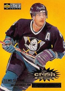 1997-98 Collector's Choice - You Crash the Game #C8 Teemu Selanne Front
