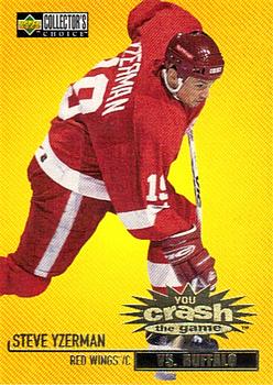 1997-98 Collector's Choice - You Crash the Game #C19 Steve Yzerman Front