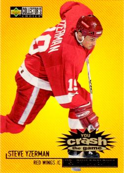 1997-98 Collector's Choice - You Crash the Game #C19 Steve Yzerman Front