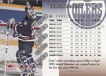 1997-98 Donruss #43 Curtis Joseph Back