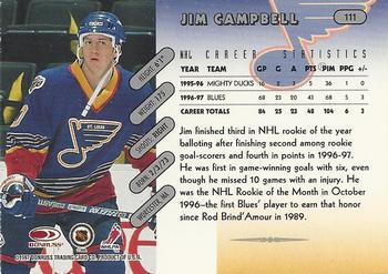 1997-98 Donruss #111 Jim Campbell Back