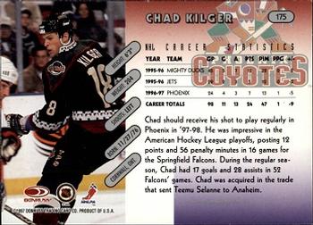 1997-98 Donruss #175 Chad Kilger Back