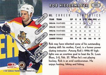 1997-98 Donruss #191 Rob Niedermayer Back
