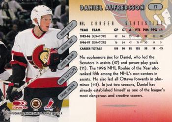 1997-98 Donruss #17 Daniel Alfredsson Back