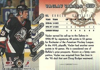 1997-98 Donruss #217 Vaclav Varada Back