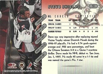 1997-98 Donruss #51 Steve Shields Back