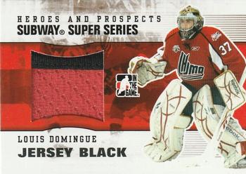 2009-10 In The Game Heroes and Prospects - Subway Series Jerseys #SSM-03 Louis Domingue  Front