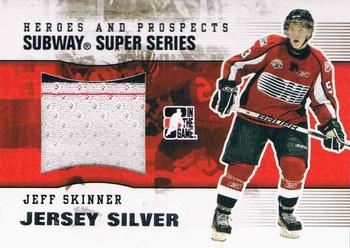 2009-10 In The Game Heroes and Prospects - Subway Series Jerseys Silver #SSM-16 Jeff Skinner  Front