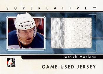 2009-10 In The Game Superlative - Game Used Jerseys Silver #GUJ-53 Patrick Marleau  Front